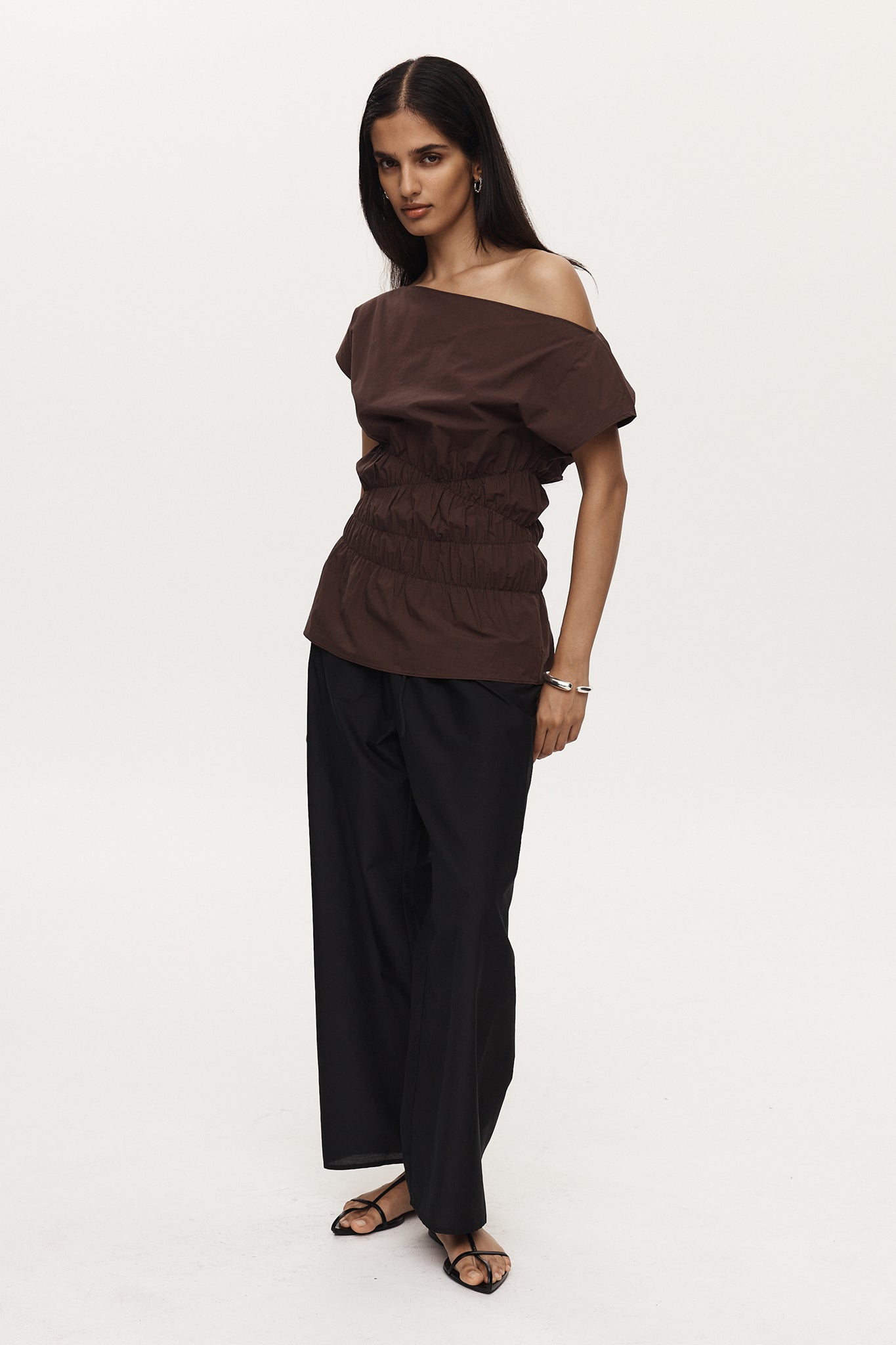 Marle | Aida Top - Chocolate