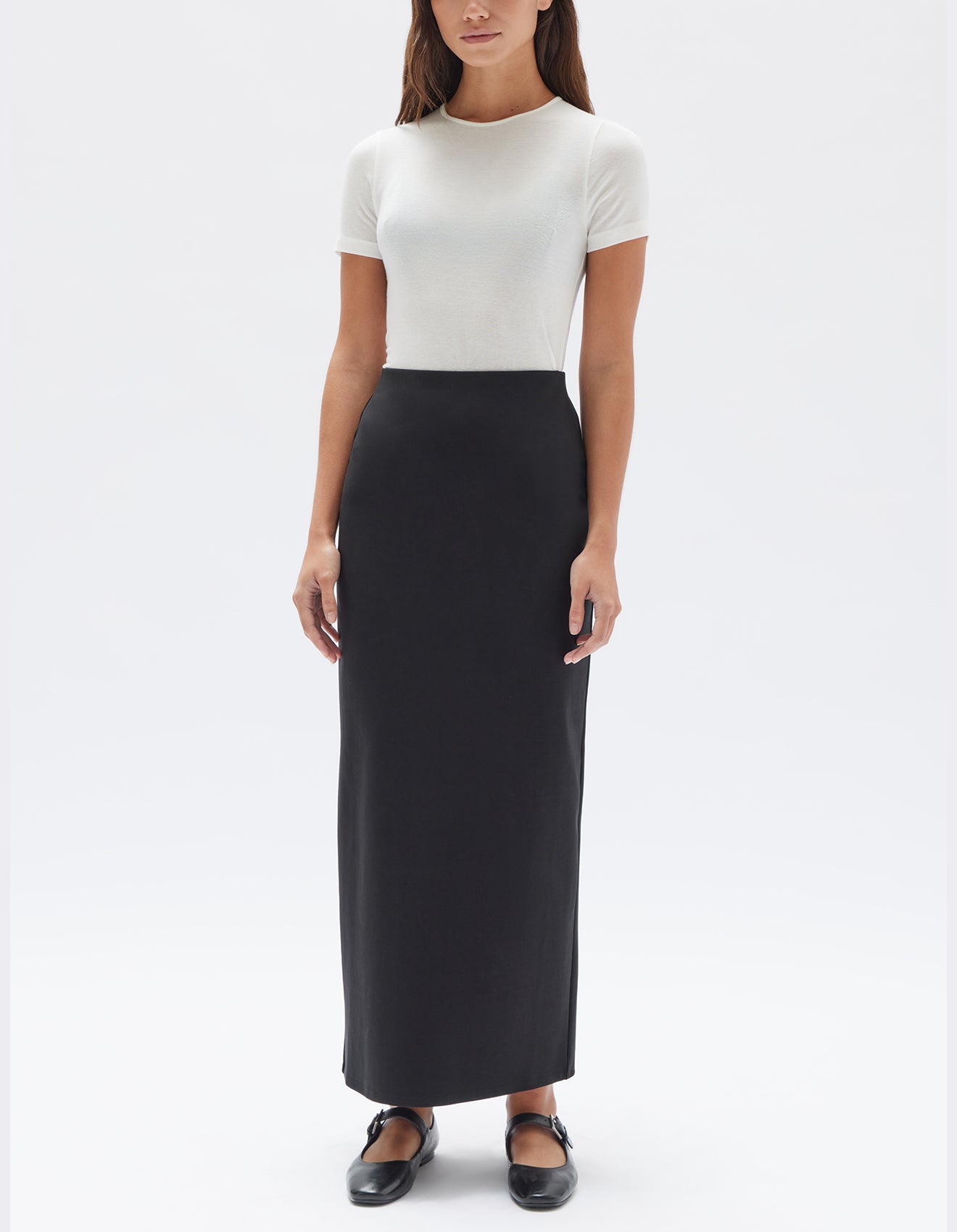 Assembly Label | Myca Jersey Skirt - Black