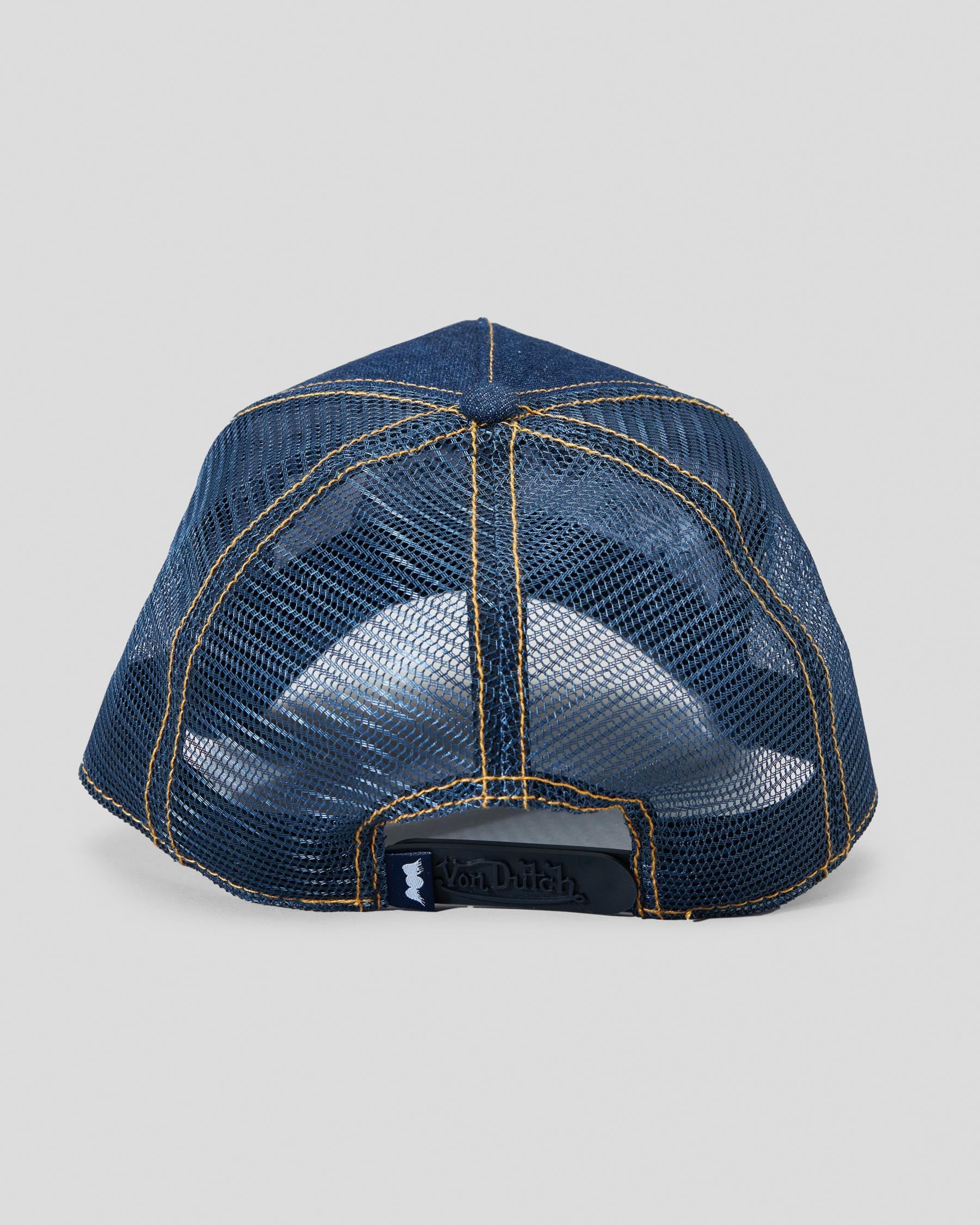 Von Dutch | Navy Stone Denim Trucker - Denim/Diamontes