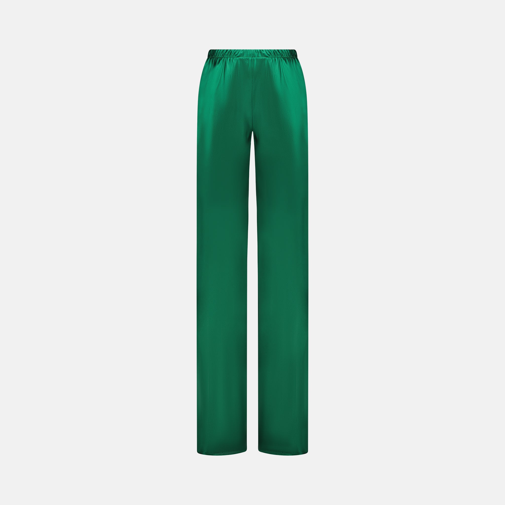 Caitlin Crisp | Ophelia Pant - Emerald Green Silk