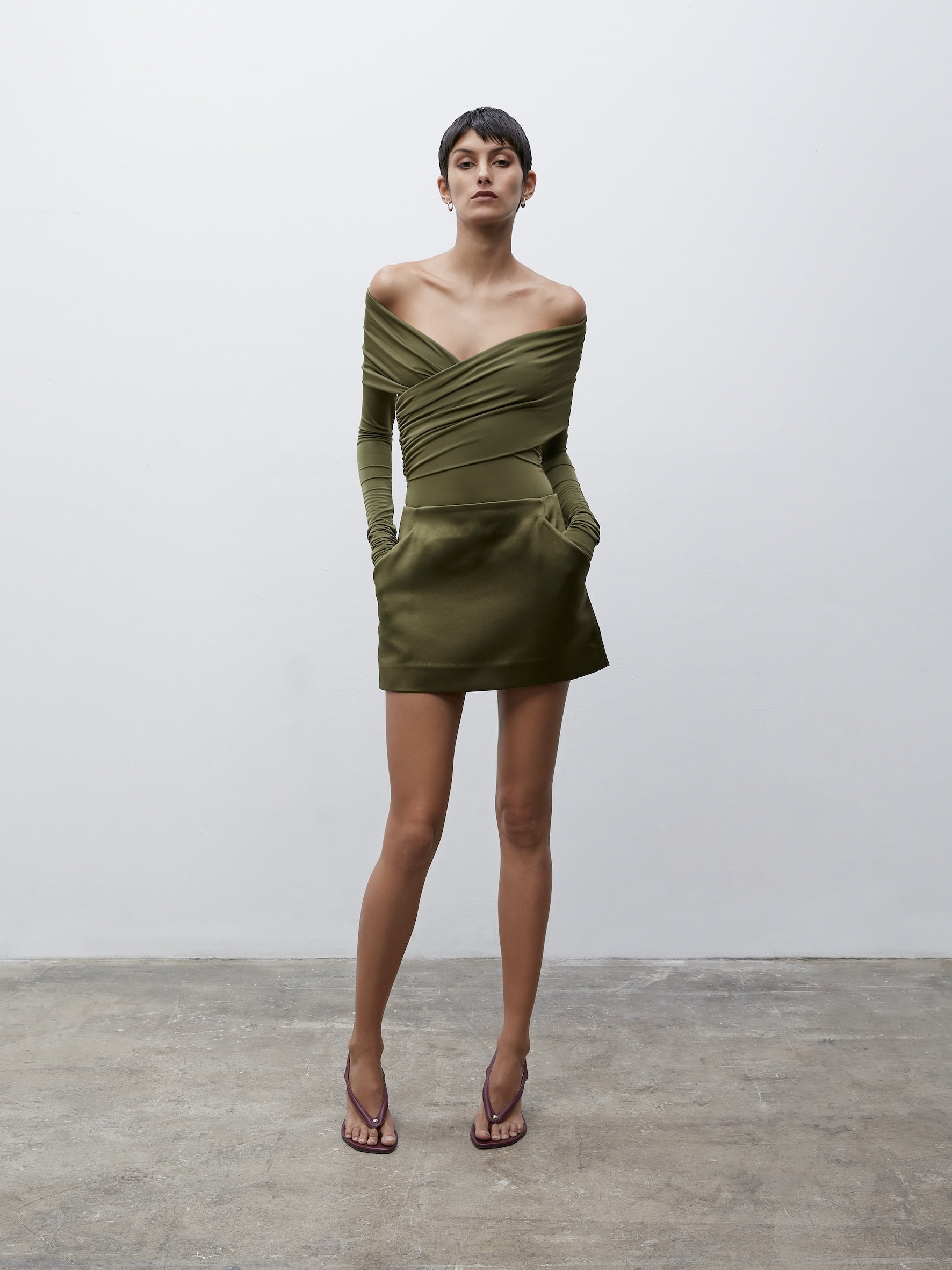 Paris Georgia | Otto Bodysuit - Olive