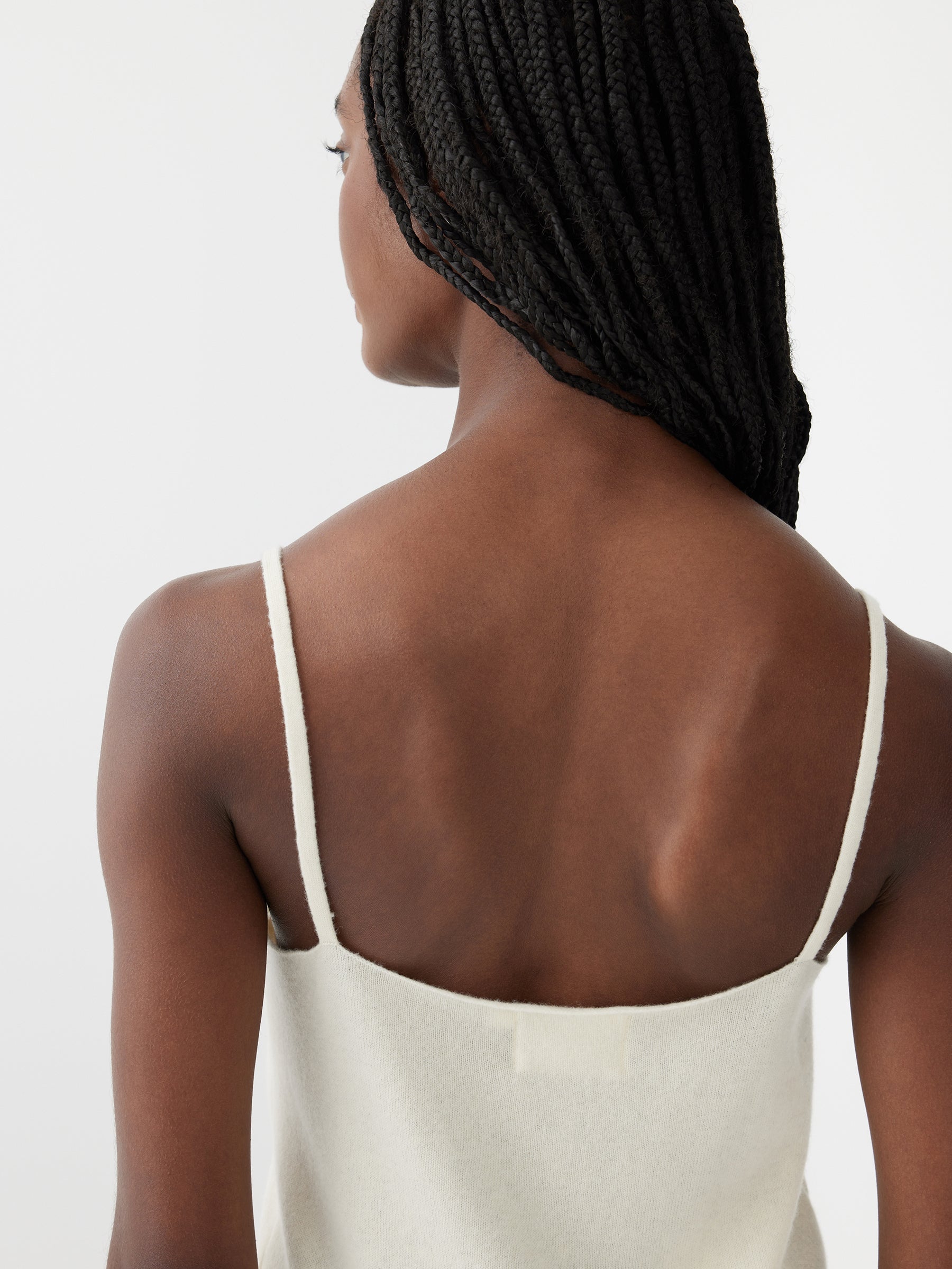 Bassike | Wool Cashmere Knit Cami - Natural