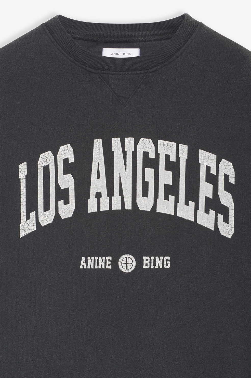 Anine Bing | Ramona Sweatshirt Los Angeles - Washed Black