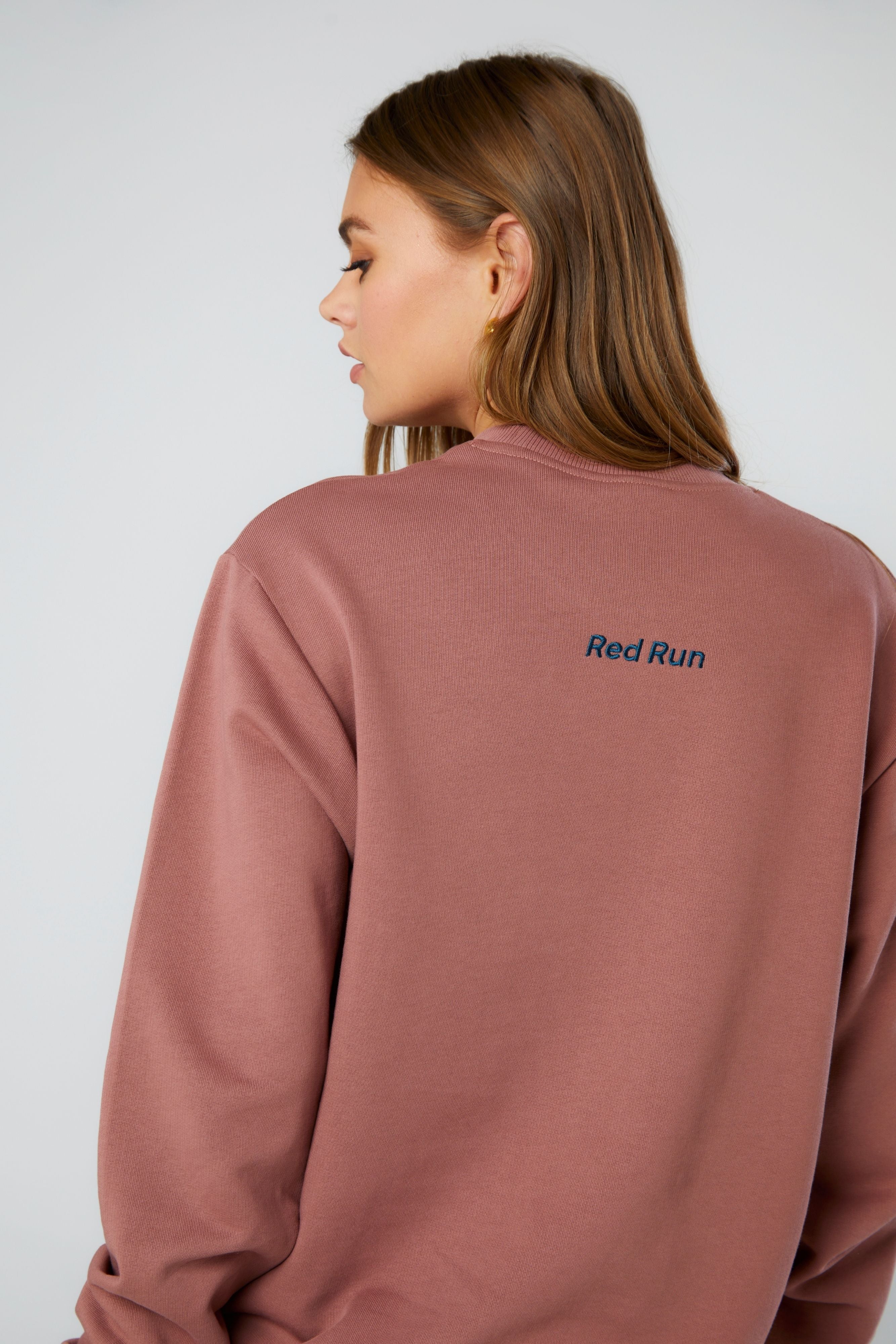 Red Run | Crew Neck Sweater - Midnight