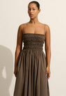 Matteau | Shirred Bodice Dress - Birch
