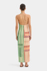 SIR The Label | Marisol Twist Midi Dress - Multi Patchwork Stripe