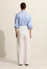 Matteau | Contrast Stripe Shirt - Sky Stripe