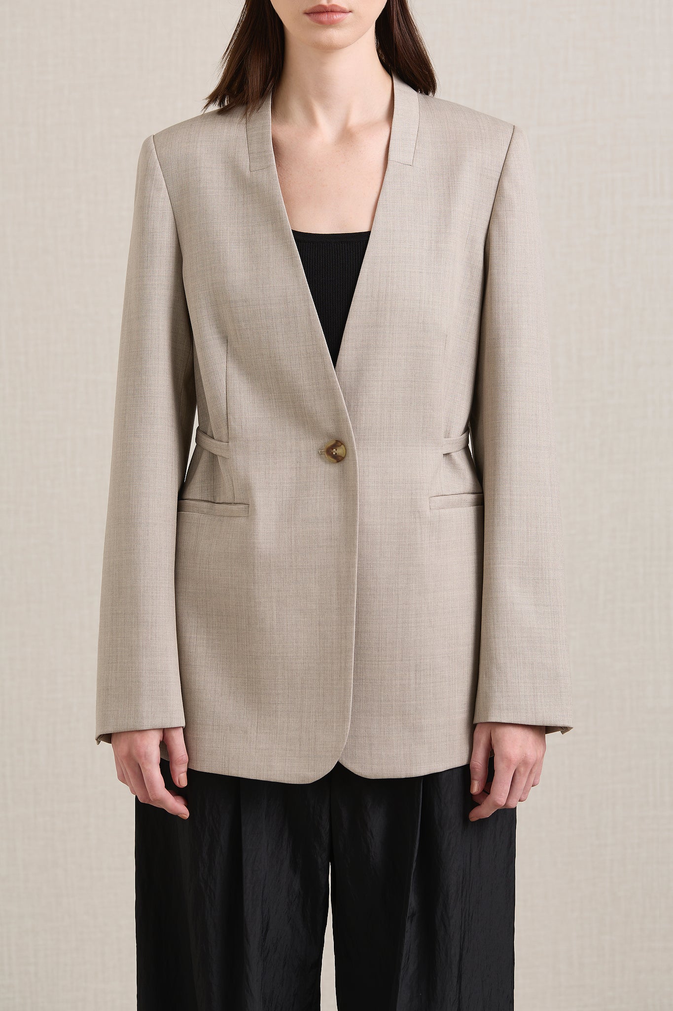 A.Emery | The Clifton Blazer - Almond Melange