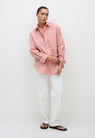 Matteau | Classic Stripe Shirt - Rose Stripe