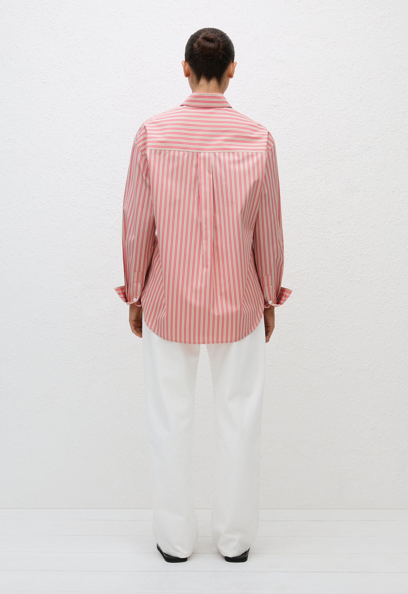 Matteau | Classic Stripe Shirt - Rose Stripe