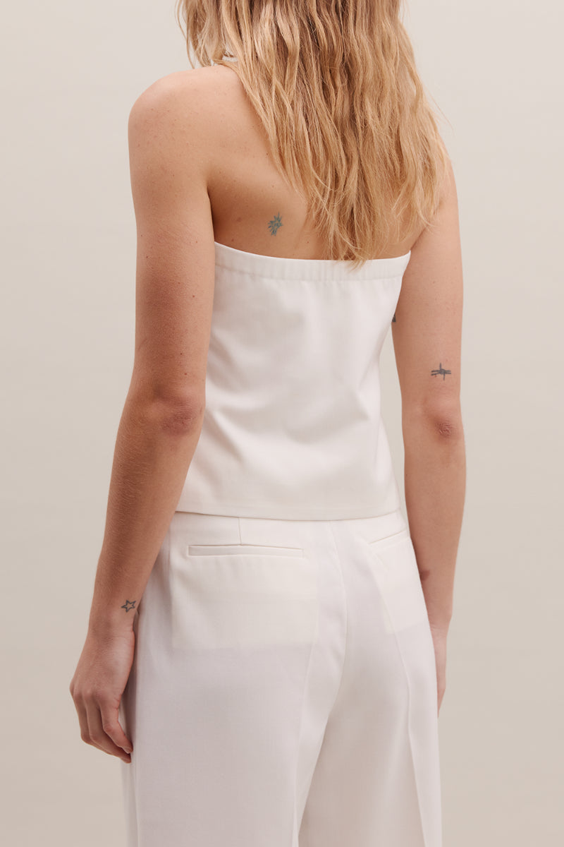 Rebe | Strapless Top - Ivory