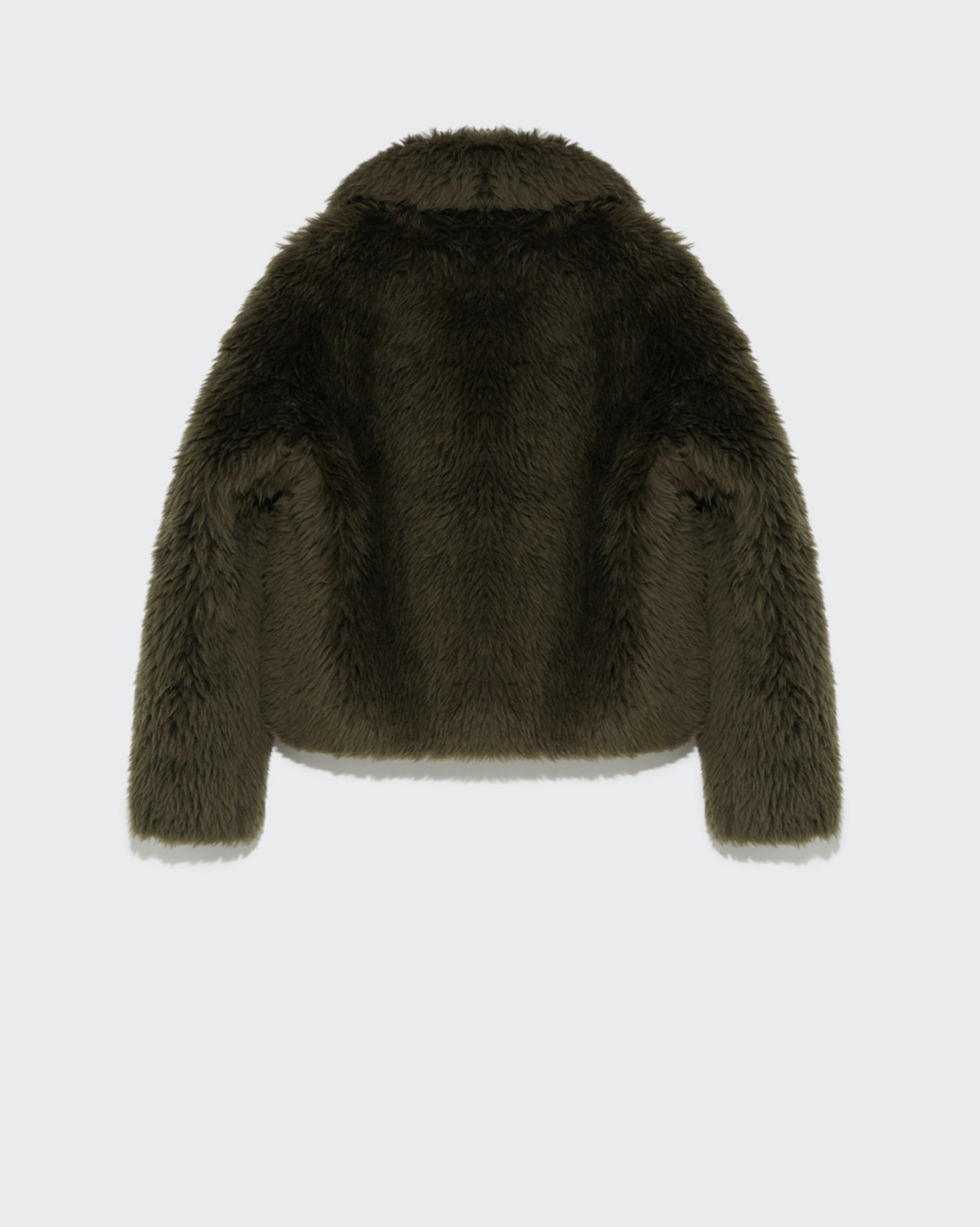 Yves Salmon | Jacket 50cm Woven Wool Toscana Effect - Sherwood