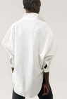 Silk Laundry | Boyfriend Shirt - White Pin Stripe
