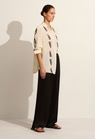 Matteau | Long Sleeve Silk Shirt - Fig Leaf Ivory