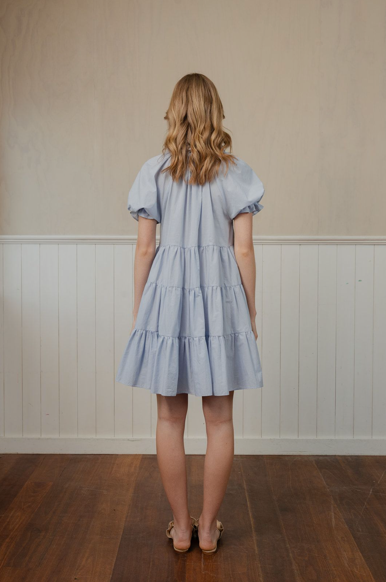 Caitlin Crisp | Poppy Dress - Blue Voile