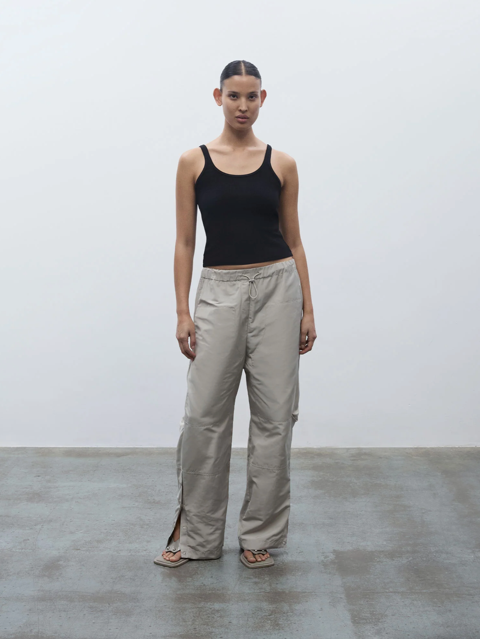 Paris Georgia | Elemental Parachute Pant - Fog