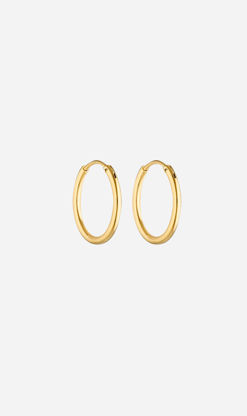 Porter Jewellery | 90's Hoops 25mm - Gold
