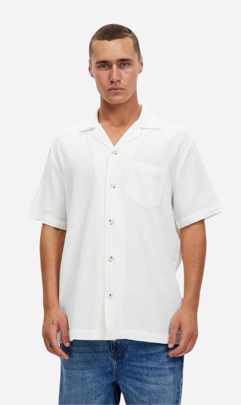 Assembly Label | Tusk Short Sleeve Shirt - Antique White