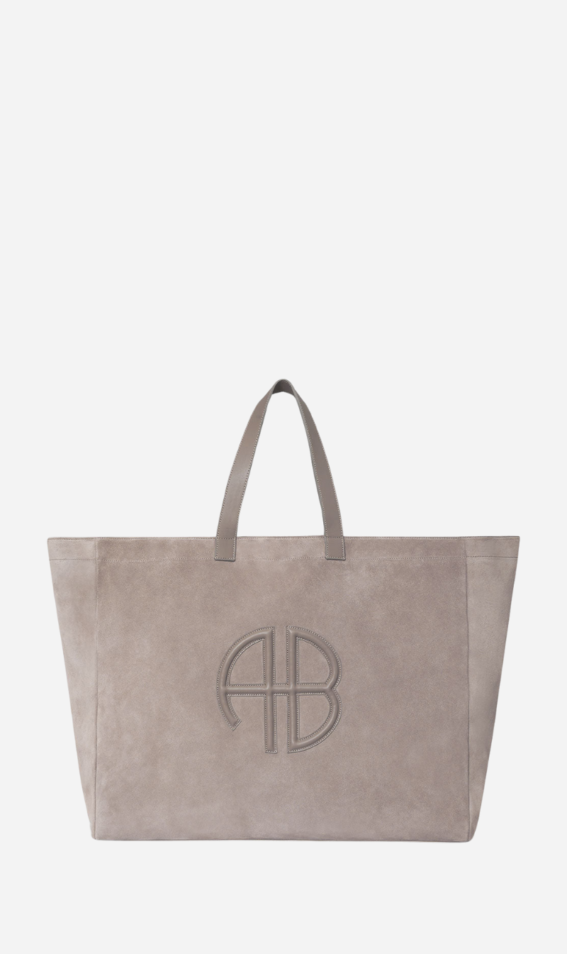 Anine Bing | XL Rio Tote - Taupe Suede