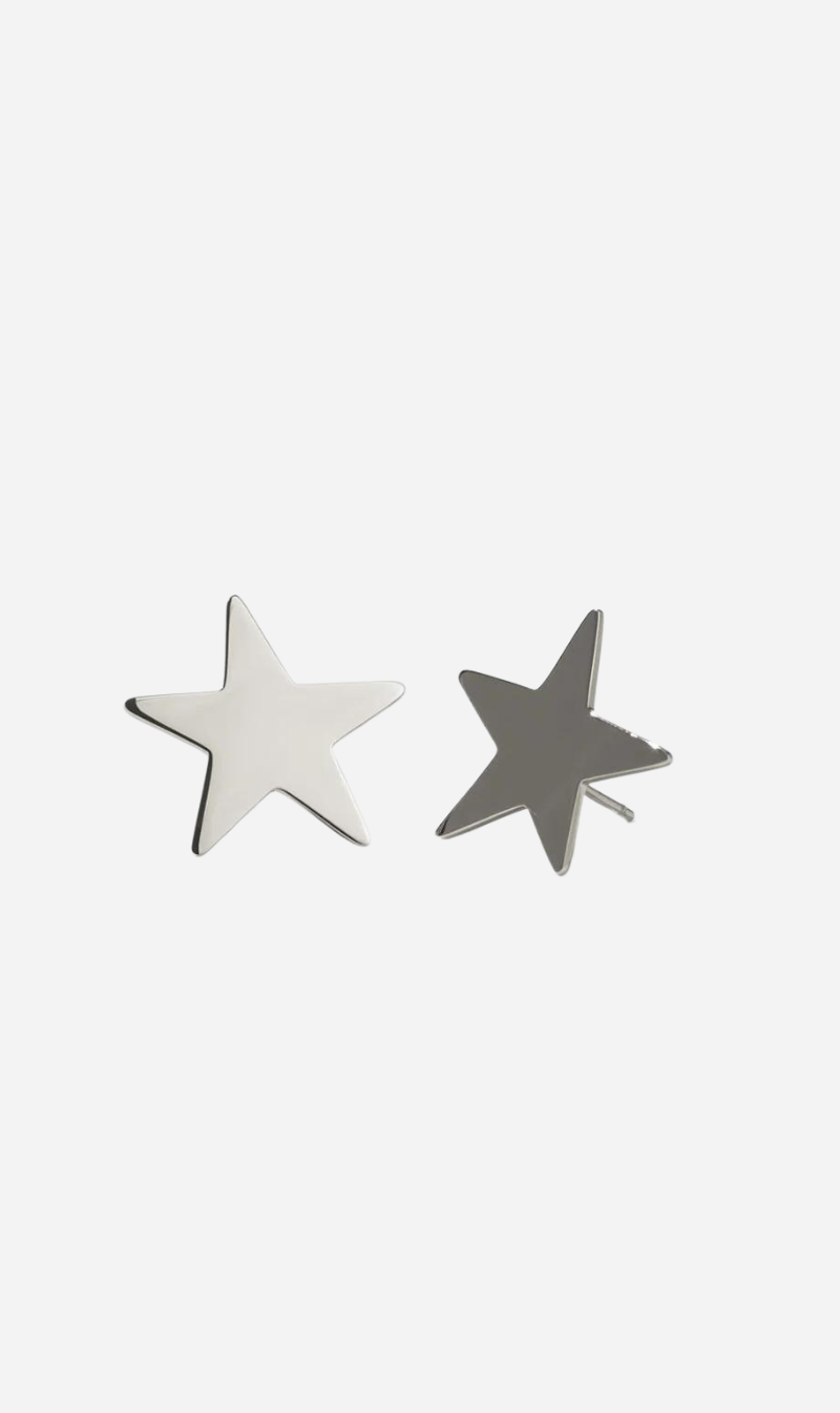 Meadowlark | Star Earrings Medium - Sterling Silver