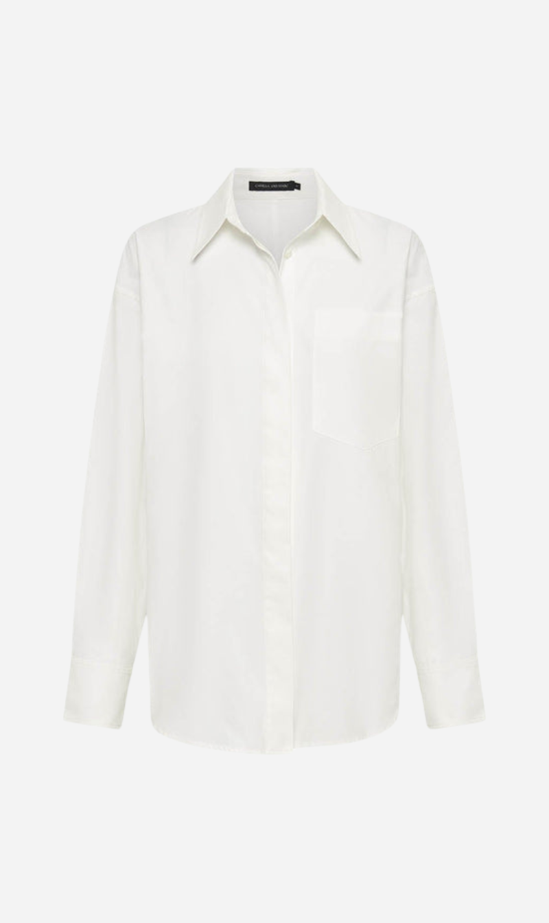 Camilla And Marc | Lori Fitted Shirt - Soft White