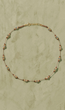 Tityaravy | Sriphala Necklace - Labradorite/Garnet
