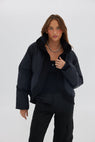 Toast Society | Curved Front Puffer - Black