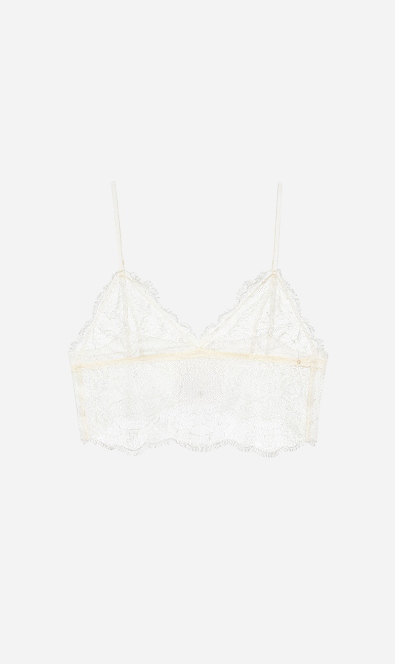 Anine Bing | Lace Bralette - Ivory