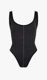 Nagnata | Rib Bodysuit - Black/Charcoal