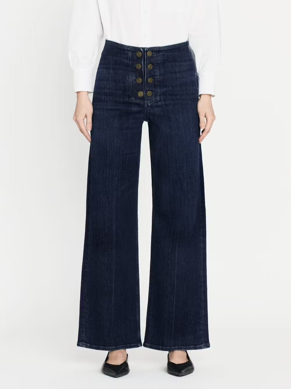 Frame Denim | Le Slim Palazzo Sailor Pant - Ionview