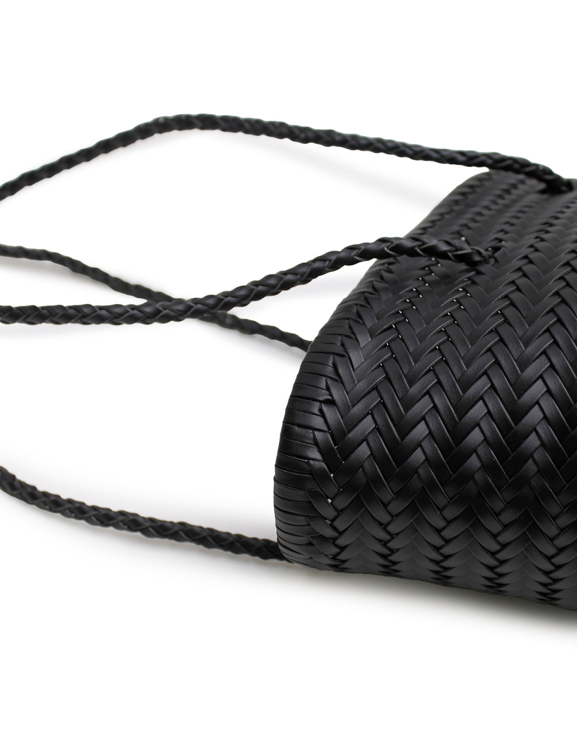 La Tribe | Woven Bucket Bag - Black