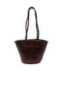 La Tribe | Woven Bucket Bag - Brown