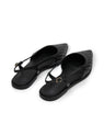 La Tribe | Woven Sling Back Flat - Black