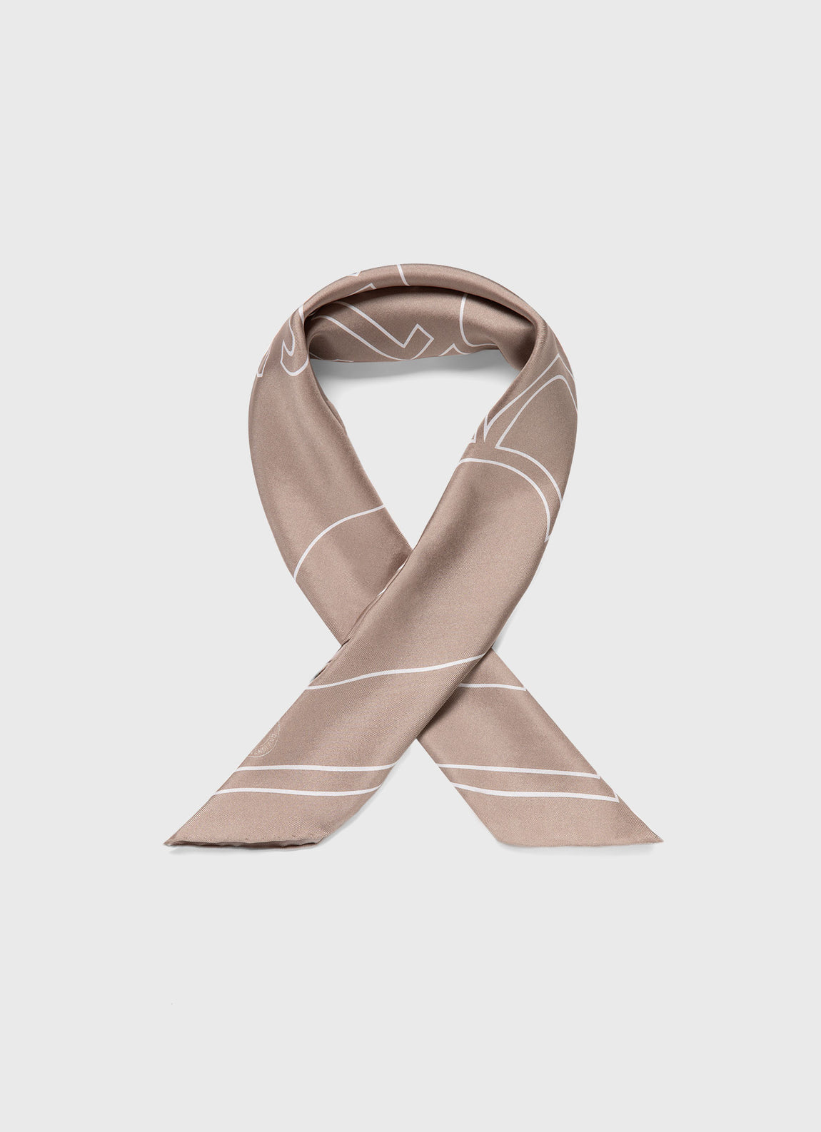 Sunspel | Linear Silk Scarf - Sandstone