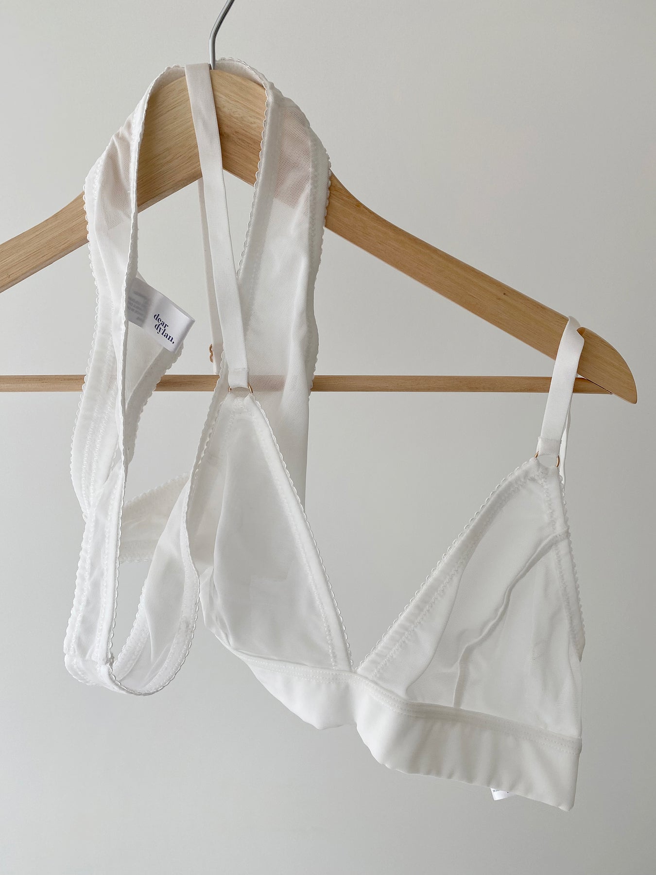 Dear Dylan | Recycled Mesh Bralette - Ivory