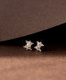 Zoe & Morgan | Inti Stud - Silver Peach Zircon