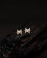 Zoe & Morgan | Inti Stud - Silver Peach Zircon