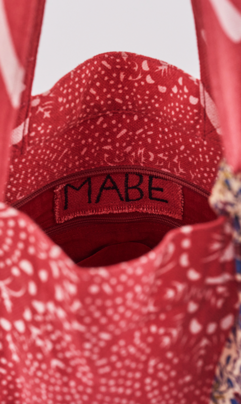 M.A.B.E | Mari Print Tote - Red