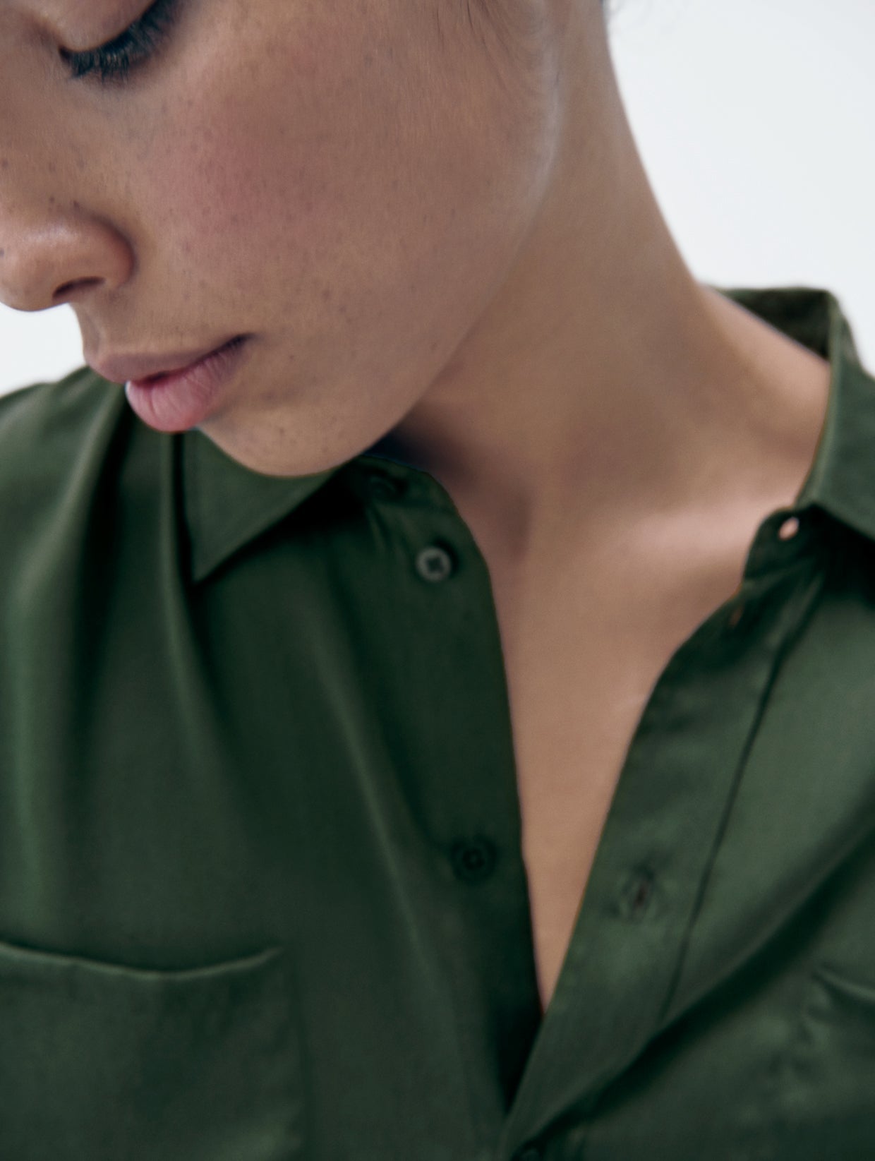 Silk Laundry | Short Sleeve Boyfriend Shirt - Cedar