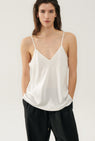 Silk Laundry | Bias Cut Cami - White