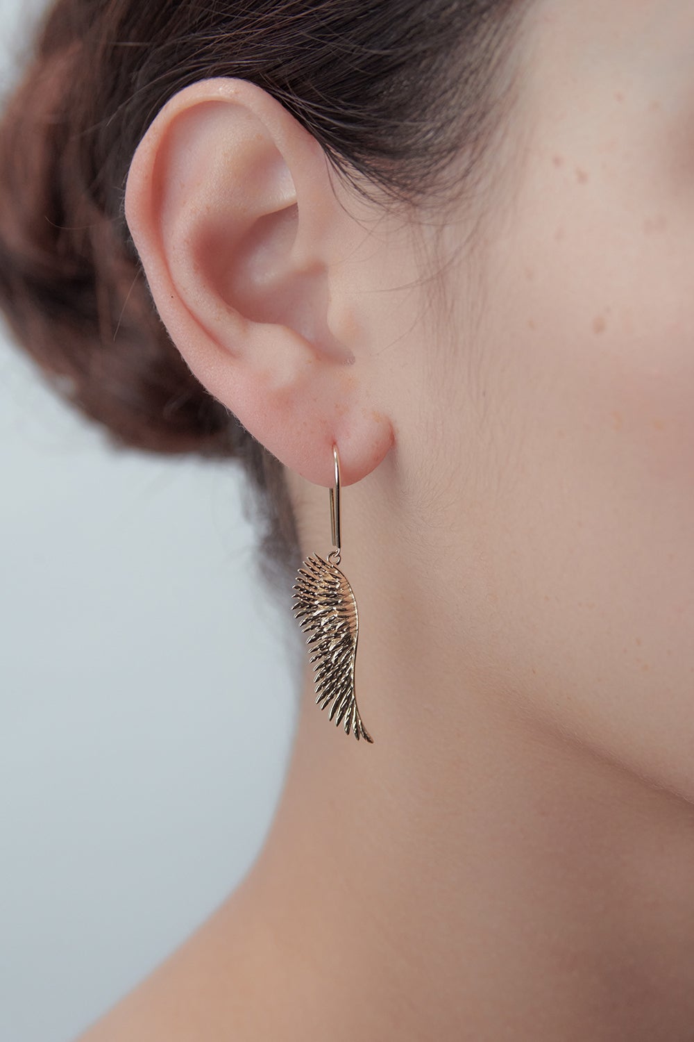 Karen Walker | Mini Cupid's Wings Earrings - Gold