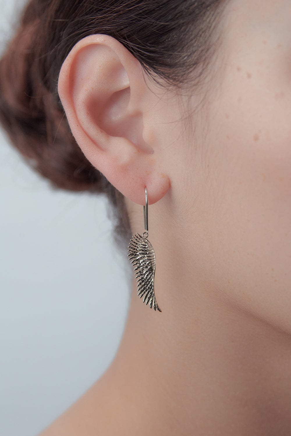 Karen Walker | Mini Cupid's Wings Earrings - Silver