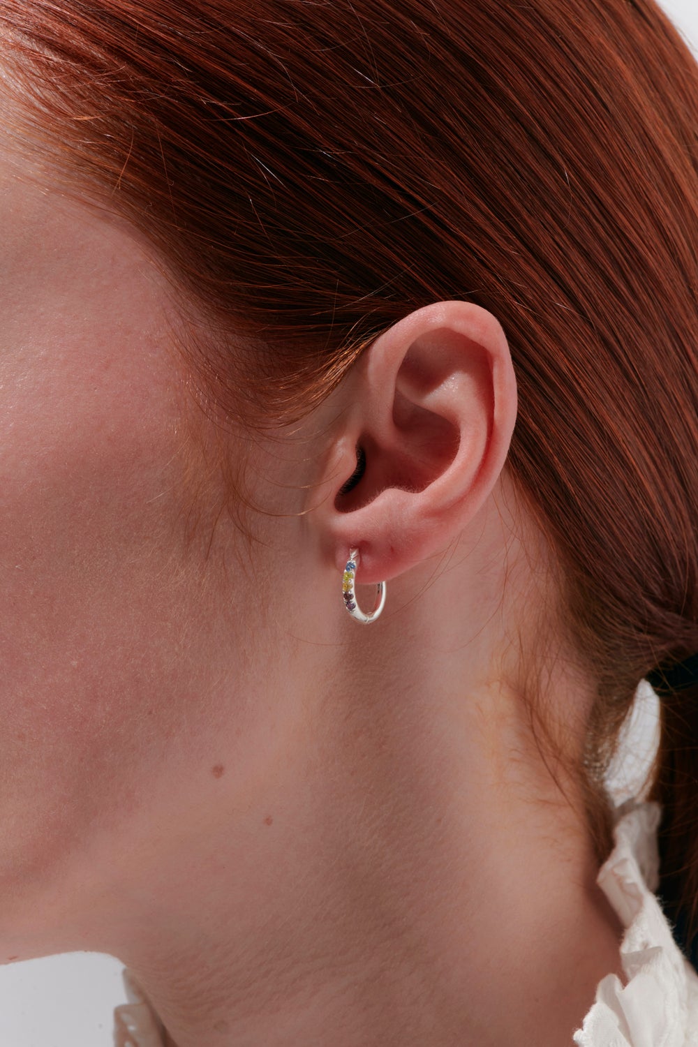 Karen Walker | Miniaturist Earrings - Silver/Zirconia