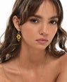 Zoe & Morgan | Munay Earrings - Gold/Chrome Diopside