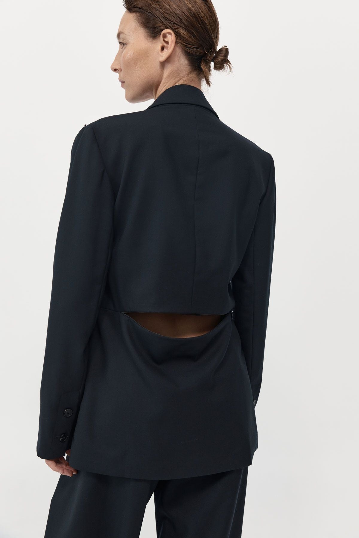 St Agni | Zip Detail Blazer - Black