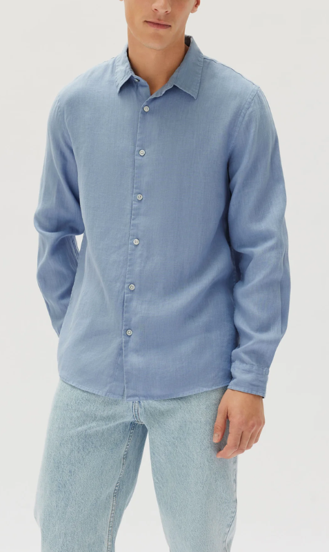 Assembly Label | Casual Long Sleeve Shirt - Pool