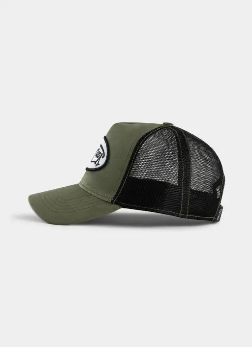 Von Dutch | Velvet Trucker Hat - Dark Green