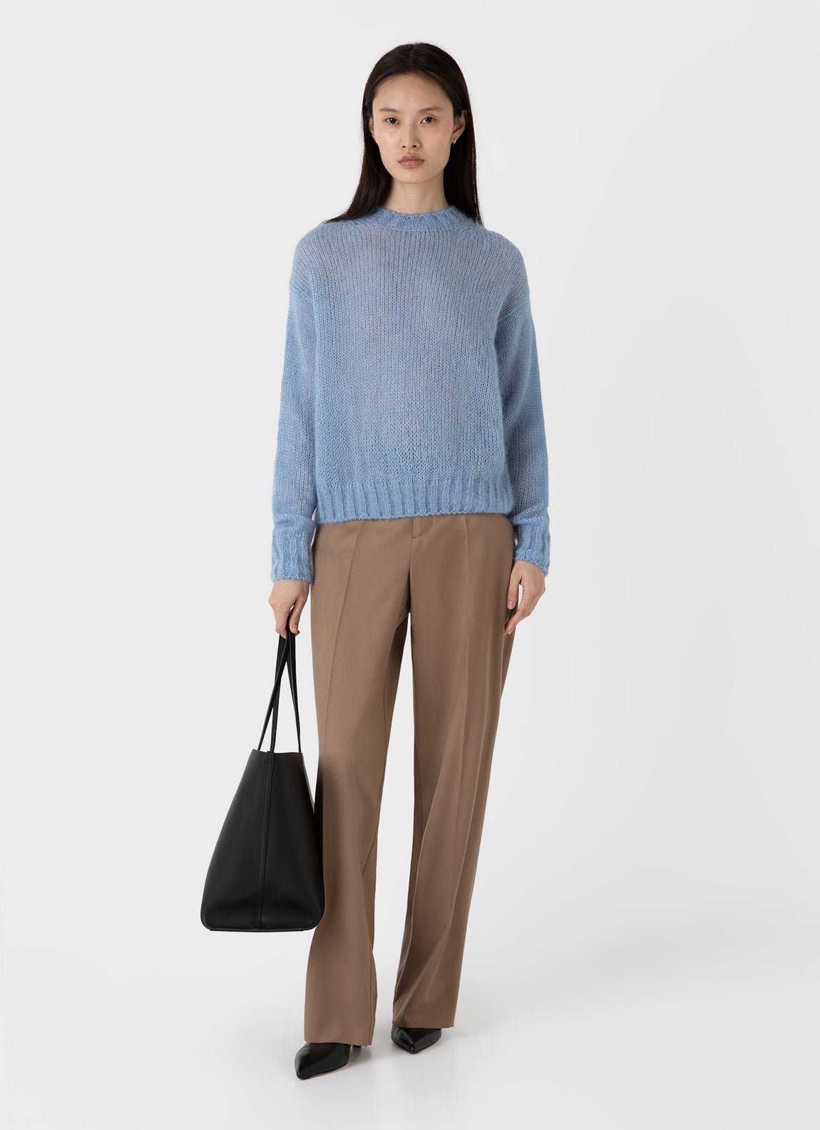 Sunspel | Mohair Jumper - Cornflower