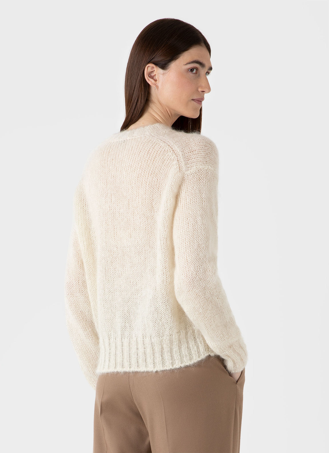 Sunspel | Mohair Jumper - Ecru