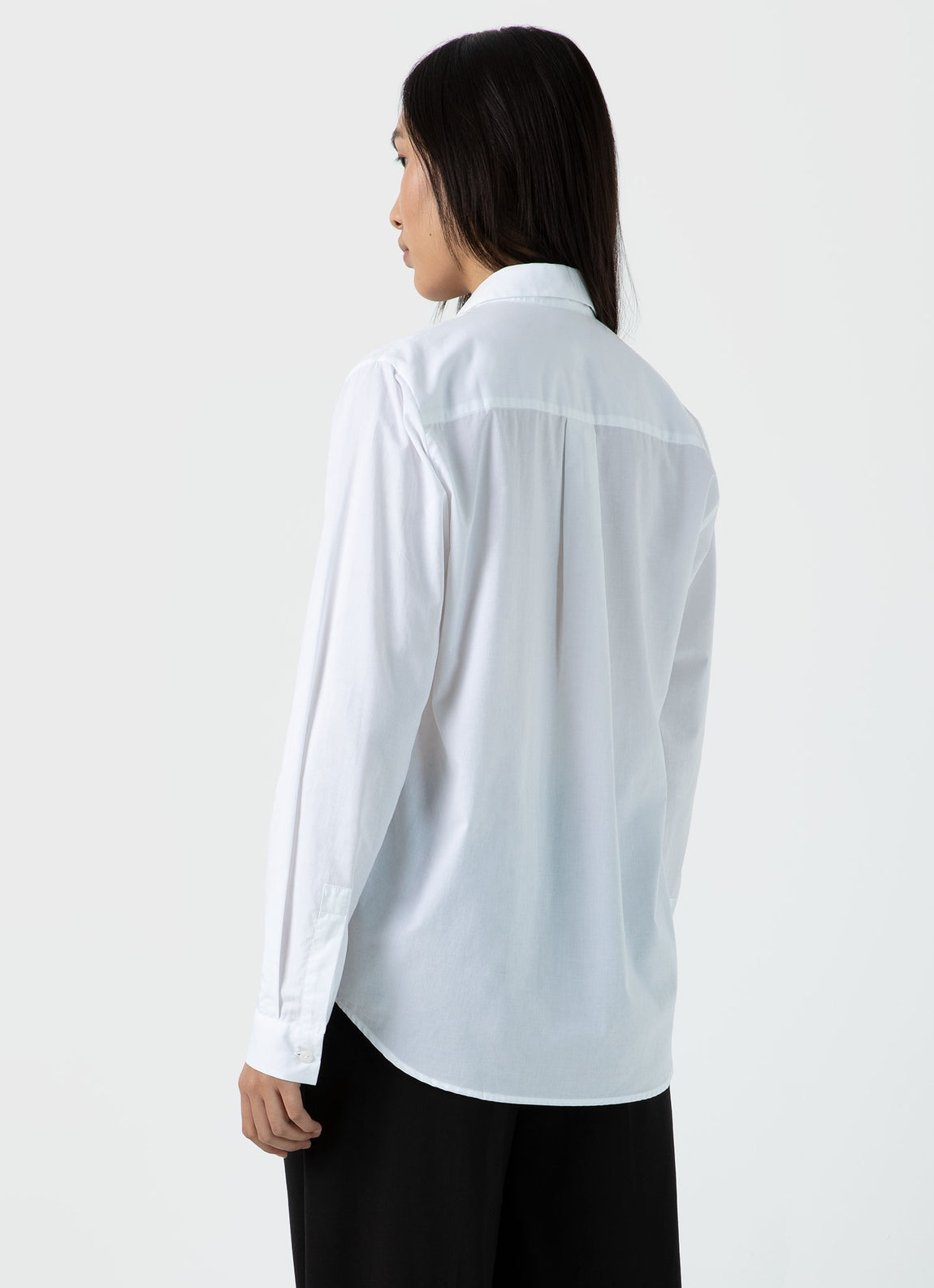 Sunspel | Classic Longsleeve Shirt - White